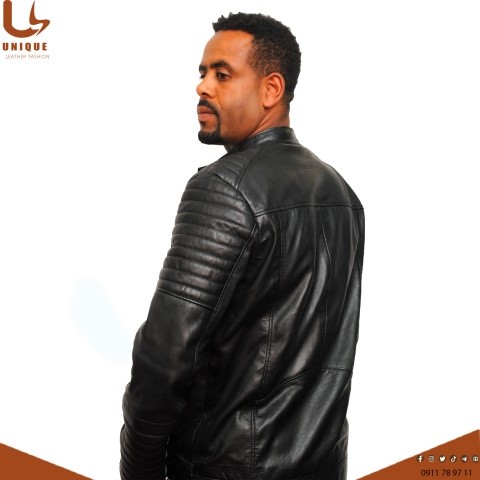 States Unique leather Jacket For Men - Image 2